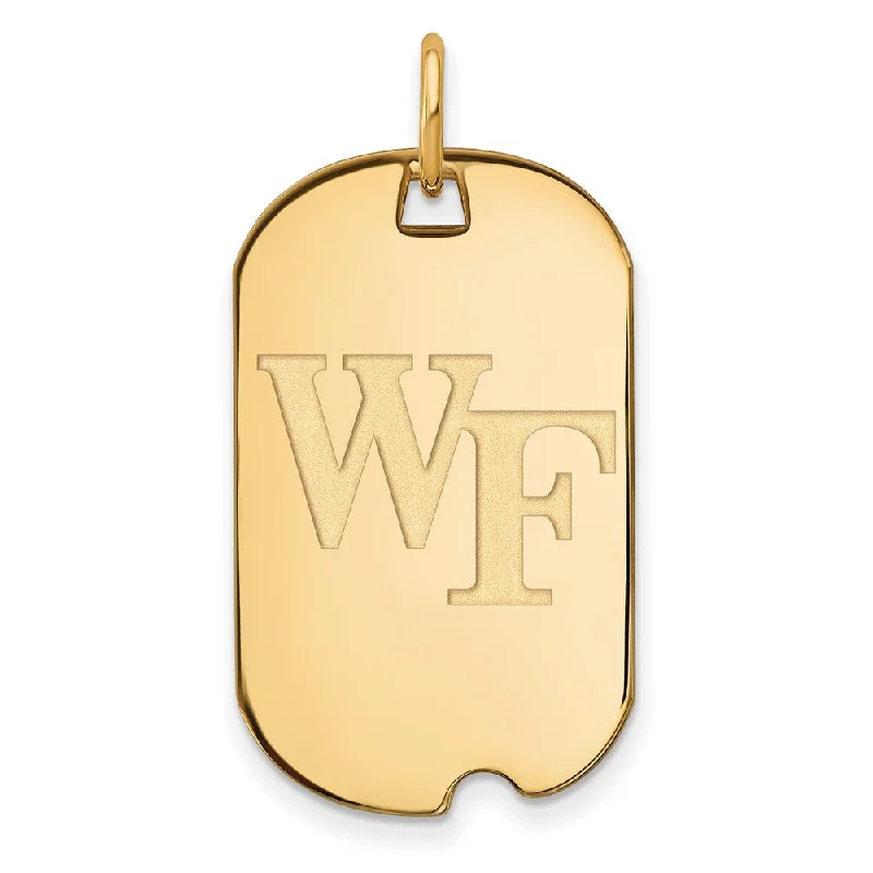 3D - Printed Polymer Clay Animal - Print Pendant for a Fun and Quirky Accessory10k Yellow Gold Wake Forest U. 'WF' Dog Tag Pendant 3D - Printed Polymer Clay Animal - Print Pendant for a Fun and Quirky Accessory10k Yellow Gold Wake Forest U. 'WF' Dog Tag Pendant
