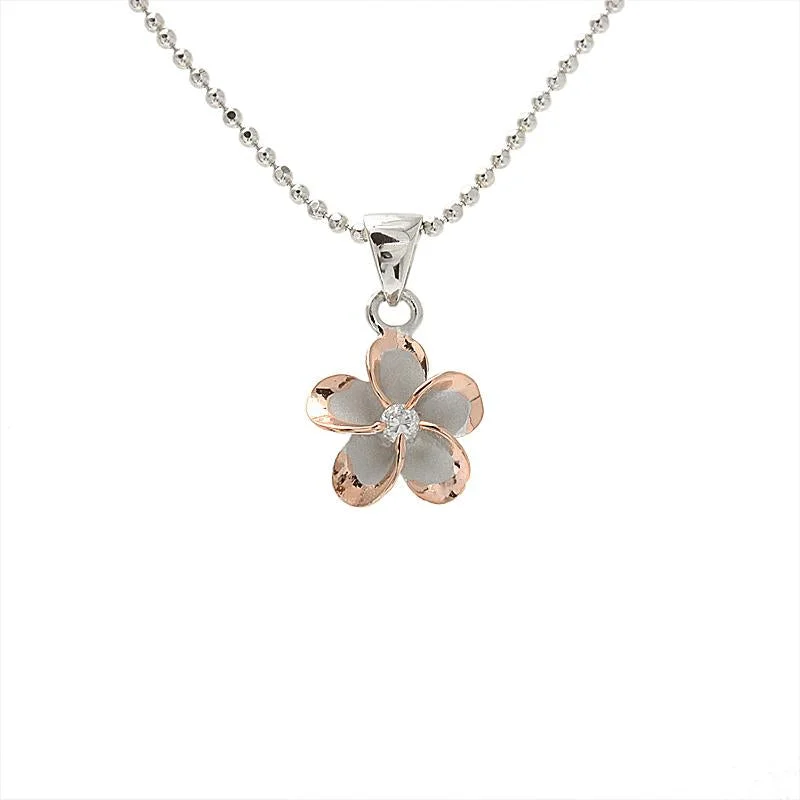 Hypoallergenic Stainless Steel Dog Tag Pendant Necklace for Active MenSterling Silver Rhodium Two Tone Pink Gold Plated Plumeria with CZ Pendant (10-45mm) (Chain Sold Separately) Hypoallergenic Stainless Steel Dog Tag Pendant Necklace for Active MenSterling Silver Rhodium Two Tone Pink Gold Plated Plumeria with CZ Pendant (10-45mm) (Chain Sold Separately)