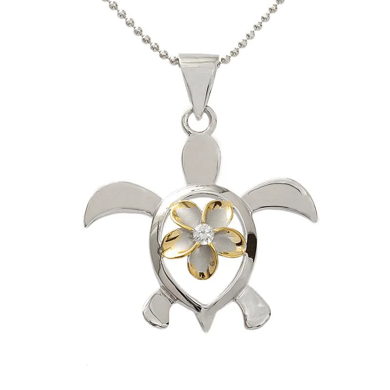 Zodiac Sign Pendant Necklace in Rose Gold for Astrology EnthusiastsSterling Silver Rhodium Two Tone Yellow Gold Plated 10mm Plumeria with CZ in Honu (Turtle) Pendant (Chain Sold Separately) Zodiac Sign Pendant Necklace in Rose Gold for Astrology EnthusiastsSterling Silver Rhodium Two Tone Yellow Gold Plated 10mm Plumeria with CZ in Honu (Turtle) Pendant (Chain Sold Separately)