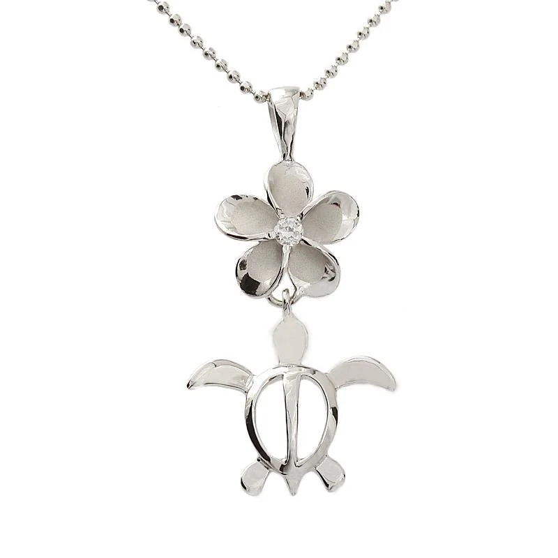 Dainty Gold - Plated Angel Wing Pendant Necklace for Sensitive Skin OwnersSterling Silver Rhodium Plated 12mm Plumeria with CZ and Honu (Turtle) Pendant (Chain Sold Separately) Dainty Gold - Plated Angel Wing Pendant Necklace for Sensitive Skin OwnersSterling Silver Rhodium Plated 12mm Plumeria with CZ and Honu (Turtle) Pendant (Chain Sold Separately)