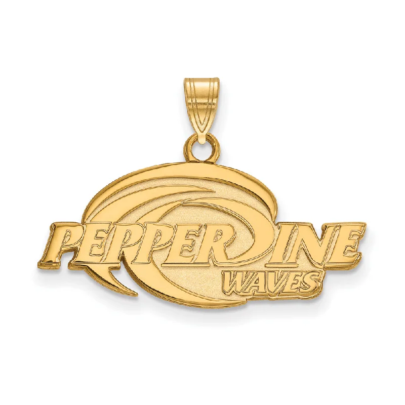 Glow - in - the - Dark Starry Sky Pendant for Nighttime Adventures14k Gold Plated Silver Pepperdine U. Small Logo Pendant Glow - in - the - Dark Starry Sky Pendant for Nighttime Adventures14k Gold Plated Silver Pepperdine U. Small Logo Pendant