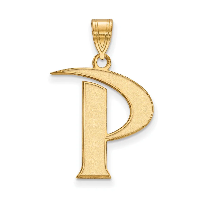 Glow - in - the - Dark Starry Sky Pendant for Nighttime Adventures14k Gold Plated Silver Pepperdine Univ. Large Initial P Pendant Glow - in - the - Dark Starry Sky Pendant for Nighttime Adventures14k Gold Plated Silver Pepperdine Univ. Large Initial P Pendant