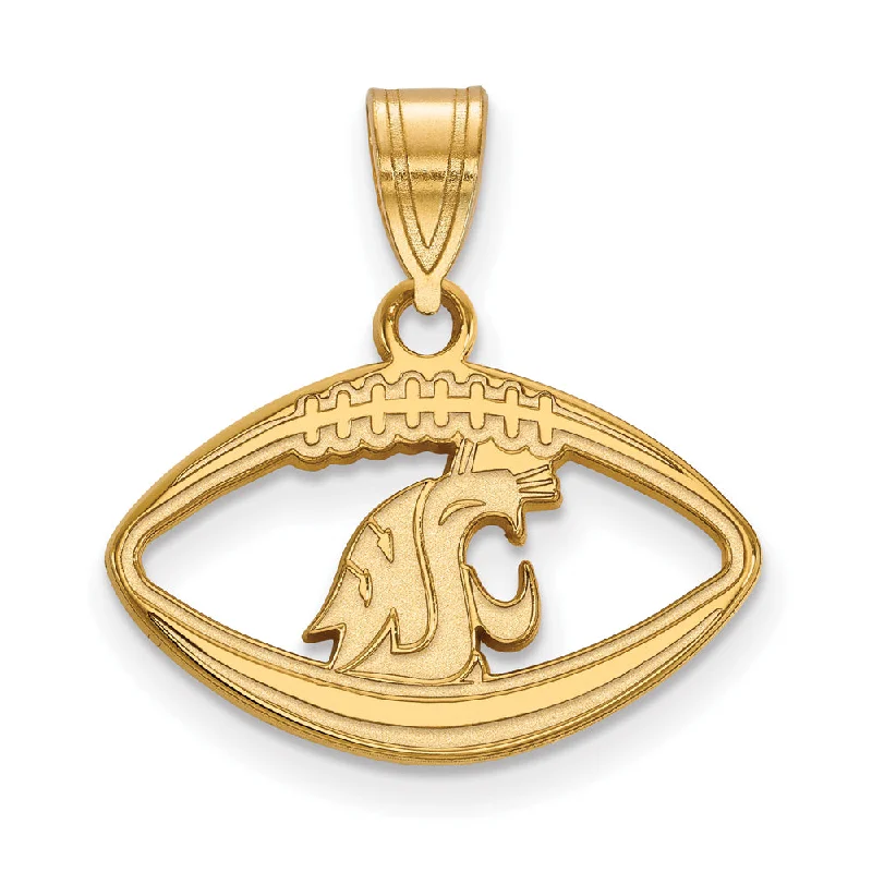 Military - Inspired Dog Tag Pendant with Engraved Service Numbers14k Gold Plated Silver Washington State Football Pendant Military - Inspired Dog Tag Pendant with Engraved Service Numbers14k Gold Plated Silver Washington State Football Pendant