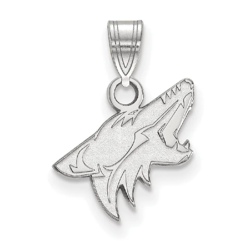 14k White Gold NHL Arizona Coyotes Small Pendant
