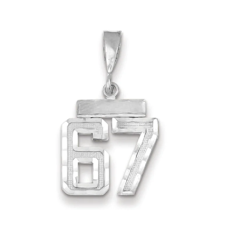 Gothic - Style Skull Pendant with Red Enamel Accents for Alternative Fashion14k White Gold, Varsity Collection, Small D/C Pendant, Number 67 Gothic - Style Skull Pendant with Red Enamel Accents for Alternative Fashion14k White Gold, Varsity Collection, Small D/C Pendant, Number 67