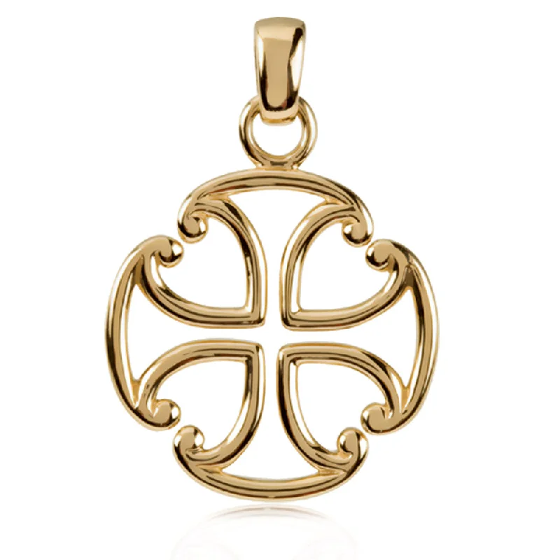 Customized Birthstone Pendant with Engraved Name for a Personalized Touch14k Yellow Gold Maltese Cross Pendant Customized Birthstone Pendant with Engraved Name for a Personalized Touch14k Yellow Gold Maltese Cross Pendant