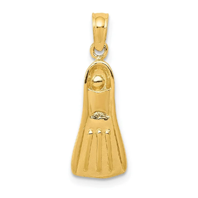 Rhinestone - Encrusted Crown Pendant for Little Girls' Dress - Up14k Yellow Gold Scuba Flipper Pendant Rhinestone - Encrusted Crown Pendant for Little Girls' Dress - Up14k Yellow Gold Scuba Flipper Pendant