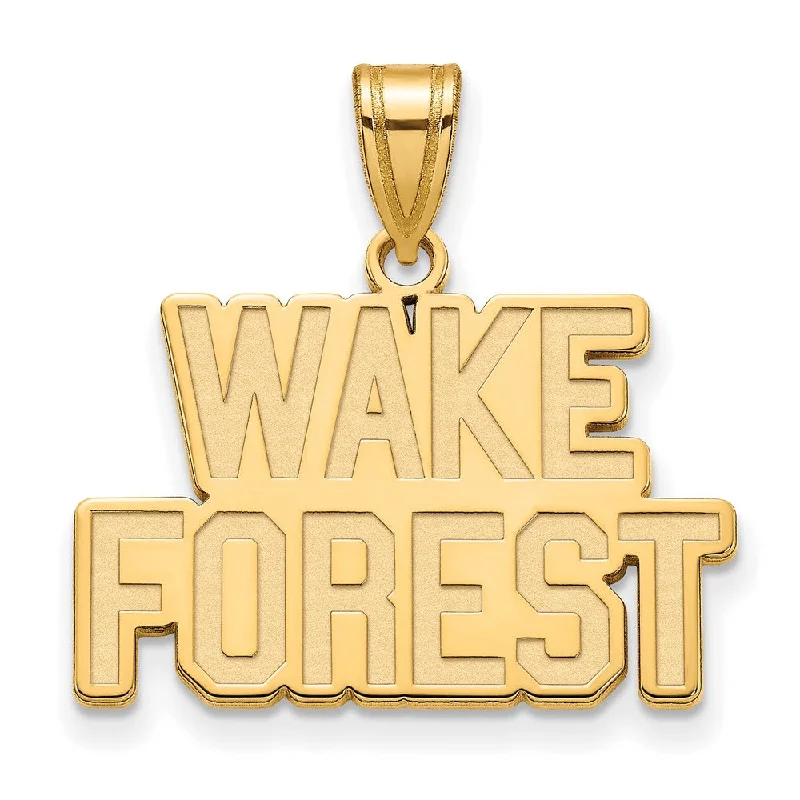 Glow - in - the - Dark Starry Sky Pendant for Nighttime Adventures14k Yellow Gold Wake Forest U. Medium Logo Pendant Glow - in - the - Dark Starry Sky Pendant for Nighttime Adventures14k Yellow Gold Wake Forest U. Medium Logo Pendant