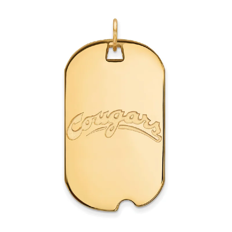 Double - Heart Pendant with Interlocking Design for Couples14k Yellow Gold Washington State Large Script Dog Tag Pendant Double - Heart Pendant with Interlocking Design for Couples14k Yellow Gold Washington State Large Script Dog Tag Pendant