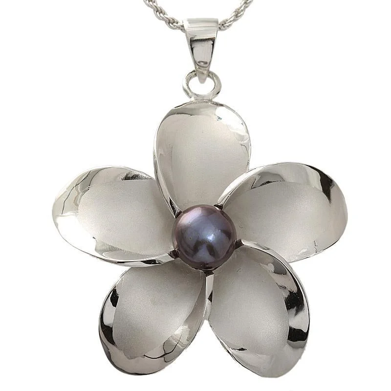 Heart - Shaped Garnet Pendant Necklace with a Pearl - Accented Chain for a Romantic Valentine's DaySterling Silver Rhodium Plated Plumeria with Dark Blue Pearl Pendant (S/XXL) (Chain Sold Separately) Heart - Shaped Garnet Pendant Necklace with a Pearl - Accented Chain for a Romantic Valentine's DaySterling Silver Rhodium Plated Plumeria with Dark Blue Pearl Pendant (S/XXL) (Chain Sold Separately)
