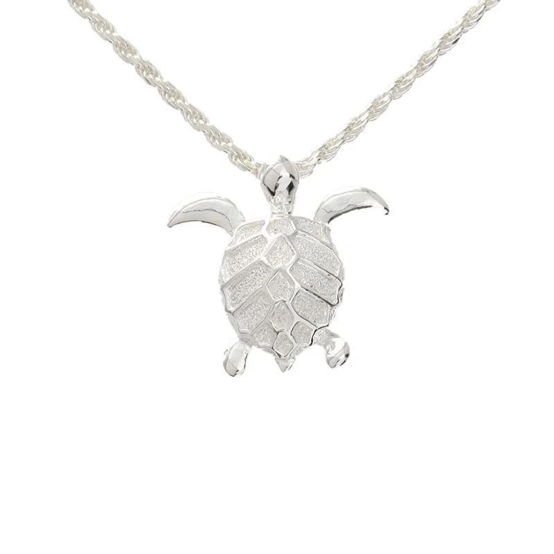 Multi - Colored Beaded Starfish Pendant Necklace for Beach - Themed WeddingsSterling Silver Honu (Hawaiian Turtle) Pendant (Chain Sold Separately) Multi - Colored Beaded Starfish Pendant Necklace for Beach - Themed WeddingsSterling Silver Honu (Hawaiian Turtle) Pendant (Chain Sold Separately)