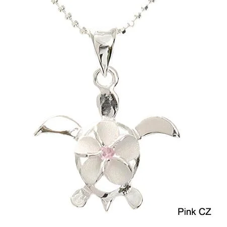 Multi - Colored Beaded Starfish Pendant Necklace for Beach - Themed WeddingsSterling Silver 8mm Plumeria with Pink CZ in Honu (Hawaiian Turtle) Pendant (Chain Sold Separately) Multi - Colored Beaded Starfish Pendant Necklace for Beach - Themed WeddingsSterling Silver 8mm Plumeria with Pink CZ in Honu (Hawaiian Turtle) Pendant (Chain Sold Separately)