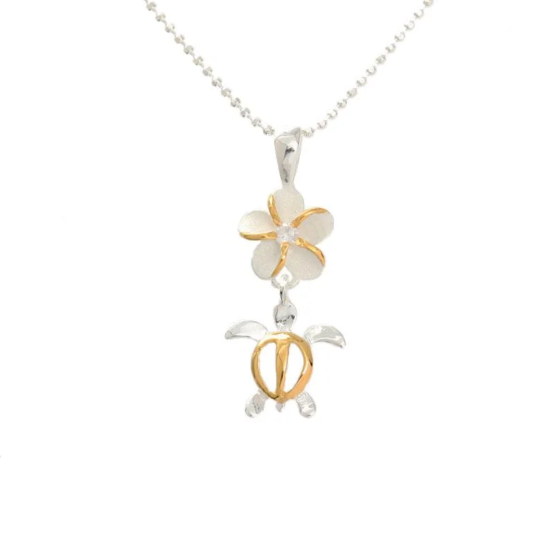 Hypoallergenic Stainless Steel Dog Tag Pendant Necklace for Active MenSterling Silver Two Tone Yellow Gold Plated 8mm Plumeria with CZ and Honu (Turtle) Pendant (Chain Sold Separately) Hypoallergenic Stainless Steel Dog Tag Pendant Necklace for Active MenSterling Silver Two Tone Yellow Gold Plated 8mm Plumeria with CZ and Honu (Turtle) Pendant (Chain Sold Separately)