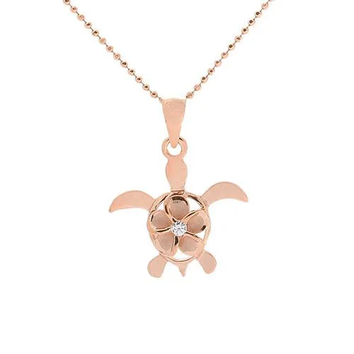 Braided Hemp Rope Necklace with a Seashell Pendant for Summer BeachgoersSterling Silver Pink Gold Plated 8mm Plumeria with CZ in Honu (Turtle) Pendant (Chain Sold Separately) Braided Hemp Rope Necklace with a Seashell Pendant for Summer BeachgoersSterling Silver Pink Gold Plated 8mm Plumeria with CZ in Honu (Turtle) Pendant (Chain Sold Separately)