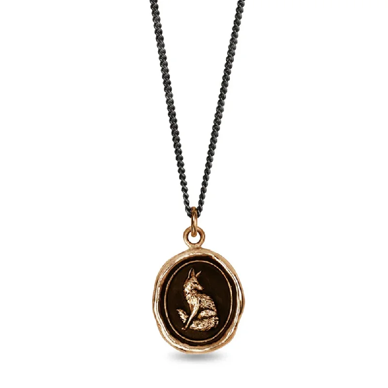 Zodiac Sign Pendant Necklace in Rose Gold for Astrology EnthusiastsBronze & Sterling Silver Fox Talisman Necklace - "Trust in Yourself" Zodiac Sign Pendant Necklace in Rose Gold for Astrology EnthusiastsBronze & Sterling Silver Fox Talisman Necklace - "Trust in Yourself"