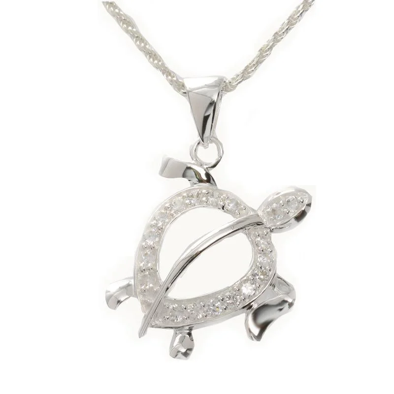 Multi - Colored Beaded Starfish Pendant Necklace for Beach - Themed WeddingsSterling Silver Right Side Honu (Hawaiian Turtle) with CZ Pendant (Chain Sold Separately) Multi - Colored Beaded Starfish Pendant Necklace for Beach - Themed WeddingsSterling Silver Right Side Honu (Hawaiian Turtle) with CZ Pendant (Chain Sold Separately)