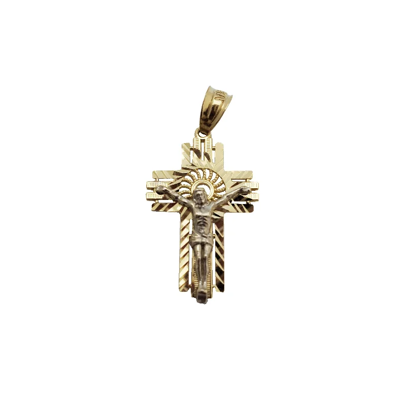 Glow - in - the - Dark Starry Sky Pendant for Nighttime AdventuresDiamond-Cut Sun Mote Crucifix Pendant (14K) Glow - in - the - Dark Starry Sky Pendant for Nighttime AdventuresDiamond-Cut Sun Mote Crucifix Pendant (14K)