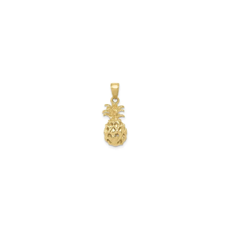 Pearl - Embellished Floral Pendant for a Feminine and Romantic LookCut-Out Pineapple Pendant (14K) Pearl - Embellished Floral Pendant for a Feminine and Romantic LookCut-Out Pineapple Pendant (14K)
