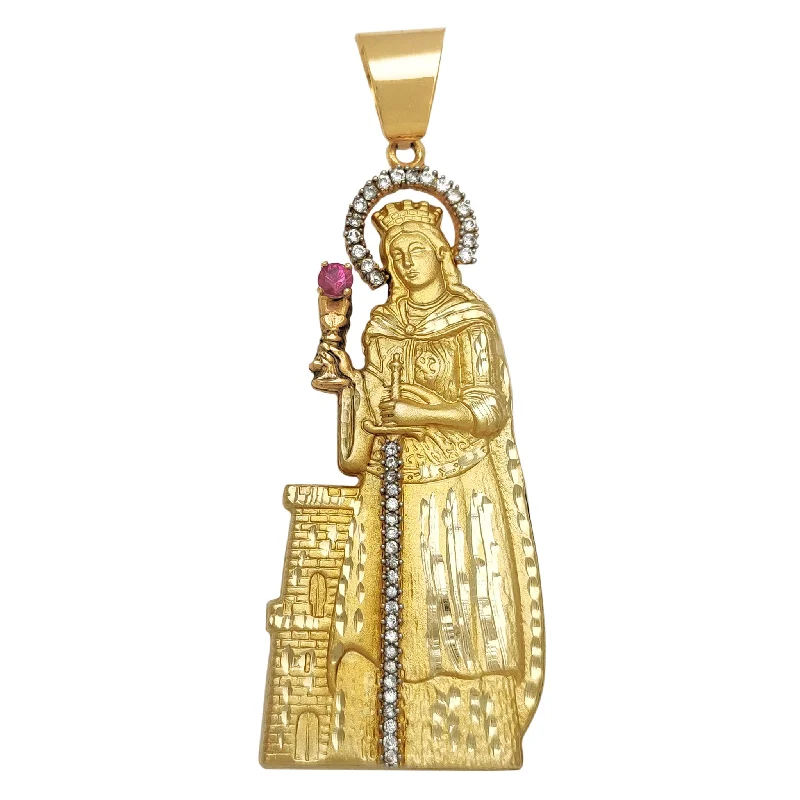 Magnetic - Locking Pendant with Hidden Compartment for Secret MessagesDiamond Cut Santa Barbara Pendant (14K) Magnetic - Locking Pendant with Hidden Compartment for Secret MessagesDiamond Cut Santa Barbara Pendant (14K)