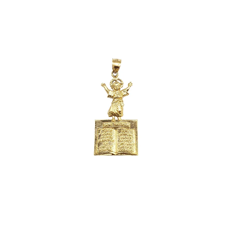 Magnetic - Locking Pendant with Hidden Compartment for Secret MessagesDivine Child Opus Pendant (14K) Magnetic - Locking Pendant with Hidden Compartment for Secret MessagesDivine Child Opus Pendant (14K)