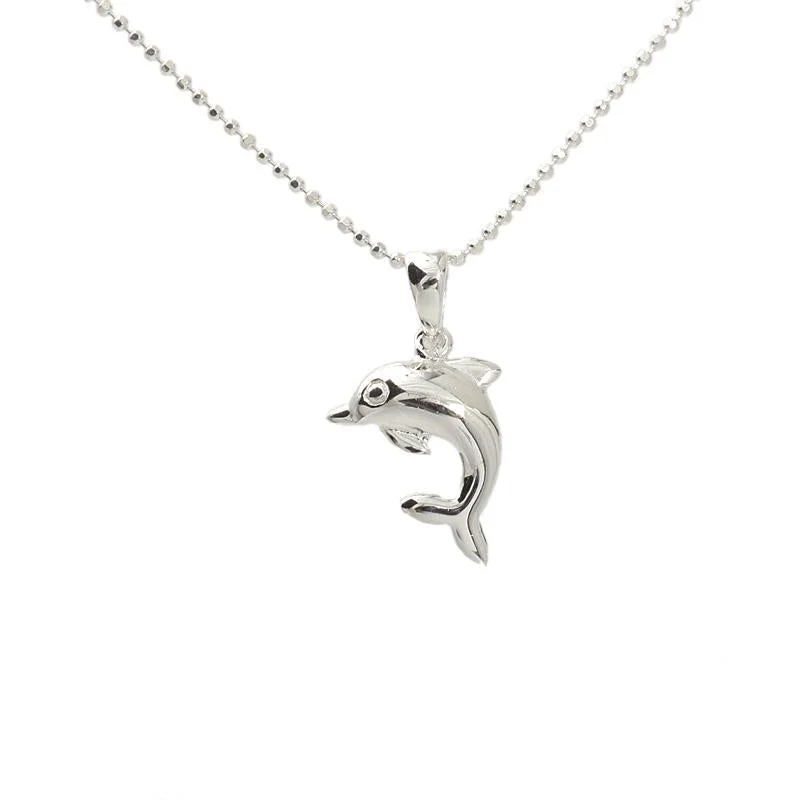 Hypoallergenic Stainless Steel Dog Tag Pendant Necklace for Active MenSterling Silver Dolphin Pendant (S/M) (Chain Sold Separately) Hypoallergenic Stainless Steel Dog Tag Pendant Necklace for Active MenSterling Silver Dolphin Pendant (S/M) (Chain Sold Separately)
