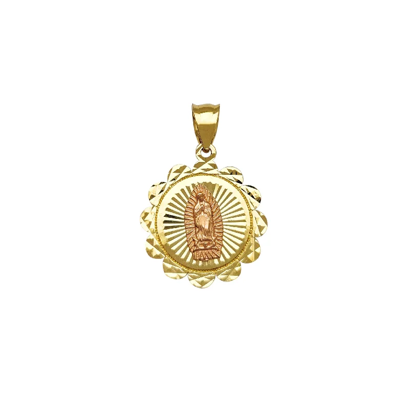 3D - Printed Polymer Clay Animal - Print Pendant for a Fun and Quirky AccessoryFaceted-Cuts Round Virgin Mary Pendant (14K) 3D - Printed Polymer Clay Animal - Print Pendant for a Fun and Quirky AccessoryFaceted-Cuts Round Virgin Mary Pendant (14K)