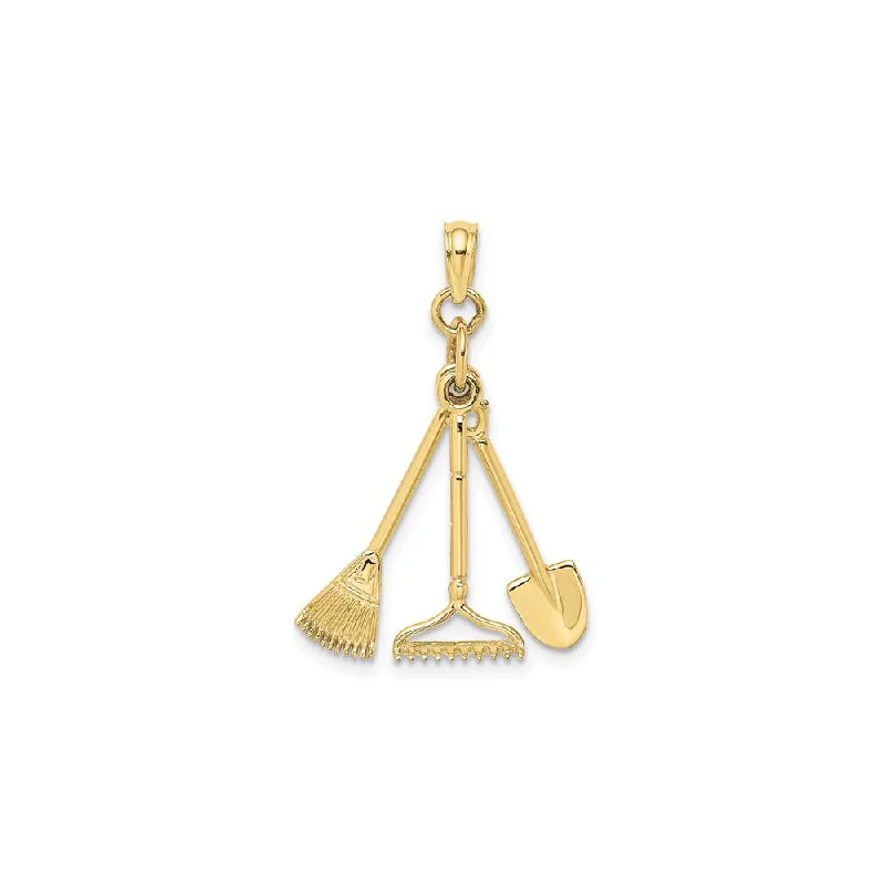 Vintage - Reproduction Cameo Pendant Necklace in Brass for Retro - Style LoversGardening Tools Bundle Pendant (10K) Vintage - Reproduction Cameo Pendant Necklace in Brass for Retro - Style LoversGardening Tools Bundle Pendant (10K)