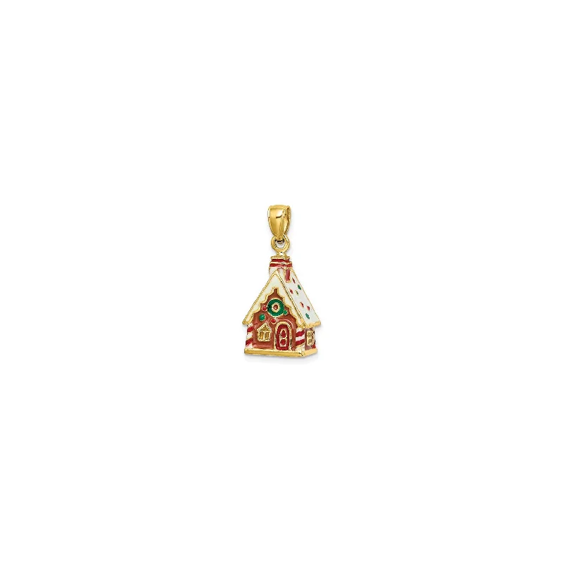 Glow - in - the - Dark Starry Sky Pendant for Nighttime AdventuresGingerbread House Pendant (14K) Glow - in - the - Dark Starry Sky Pendant for Nighttime AdventuresGingerbread House Pendant (14K)