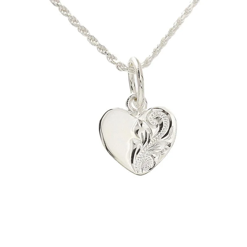 Hypoallergenic Stainless Steel Dog Tag Pendant Necklace for Active MenSterling Silver Hawaiian Scroll Heart Pendant (Chain Sold Separately) Hypoallergenic Stainless Steel Dog Tag Pendant Necklace for Active MenSterling Silver Hawaiian Scroll Heart Pendant (Chain Sold Separately)