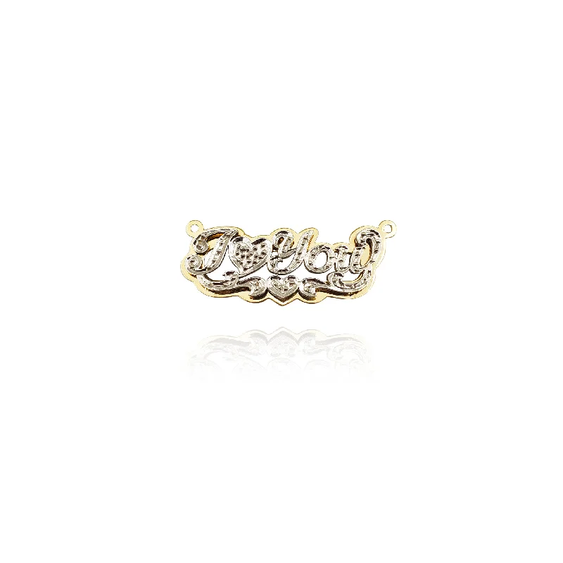 I Love You Pendant (14K)