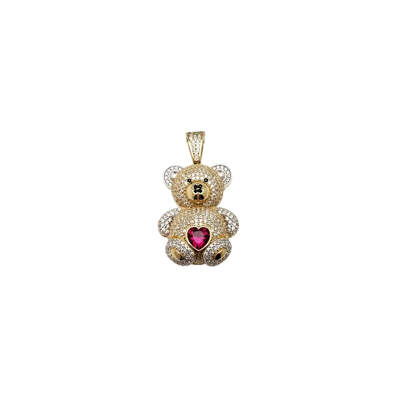 Enamel - Painted Owl Pendant in Vibrant Colors for a Playful LookIced-Out Teddy Bear Pendant (14K) Enamel - Painted Owl Pendant in Vibrant Colors for a Playful LookIced-Out Teddy Bear Pendant (14K)