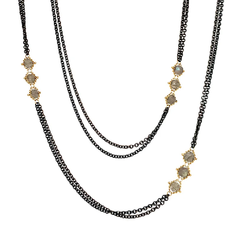 Vintage - Reproduction Cameo Pendant Necklace in Brass for Retro - Style LoversLabradorite Rondelle & Yellow Gold Station Necklace - "Claramay" Vintage - Reproduction Cameo Pendant Necklace in Brass for Retro - Style LoversLabradorite Rondelle & Yellow Gold Station Necklace - "Claramay"