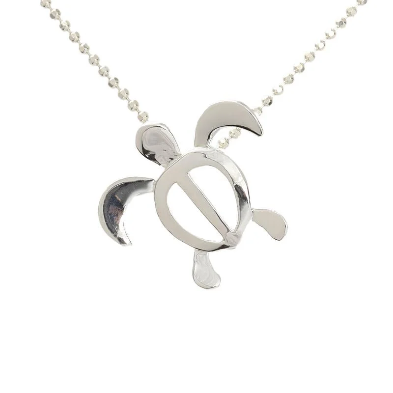 Minimalist Black Onyx Round Pendant Necklace with a Leather Cord for Boho - Chic OutfitsSterling Silver Left Side Honu (Hawaiian Turtle) Pendant (Chain Sold Separately) Minimalist Black Onyx Round Pendant Necklace with a Leather Cord for Boho - Chic OutfitsSterling Silver Left Side Honu (Hawaiian Turtle) Pendant (Chain Sold Separately)