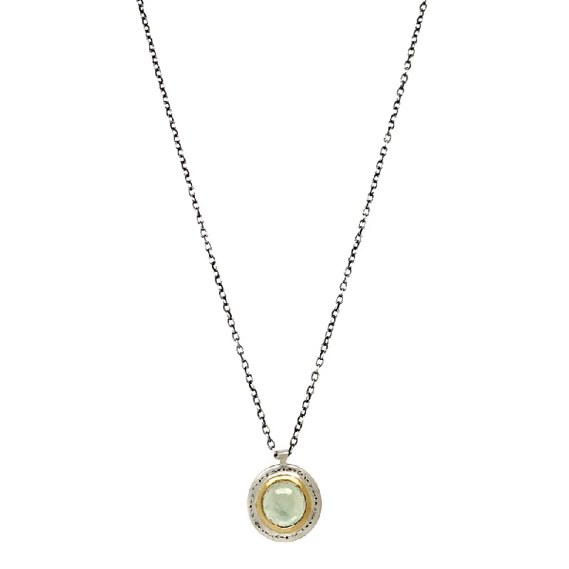 Antique - Inspired Filigree - Worked Cross Pendant Necklace for Religious CeremoniesMontana Sapphire Two-Tone Gold & Silver Necklace - "Seafoam" Antique - Inspired Filigree - Worked Cross Pendant Necklace for Religious CeremoniesMontana Sapphire Two-Tone Gold & Silver Necklace - "Seafoam"