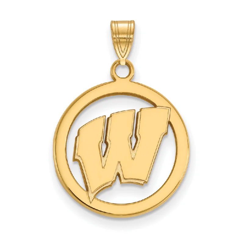 Military - Inspired Dog Tag Pendant with Engraved Service Numbers14k Gold Plated Silver U. of Wisconsin SM Initial W Circle Pendant Military - Inspired Dog Tag Pendant with Engraved Service Numbers14k Gold Plated Silver U. of Wisconsin SM Initial W Circle Pendant
