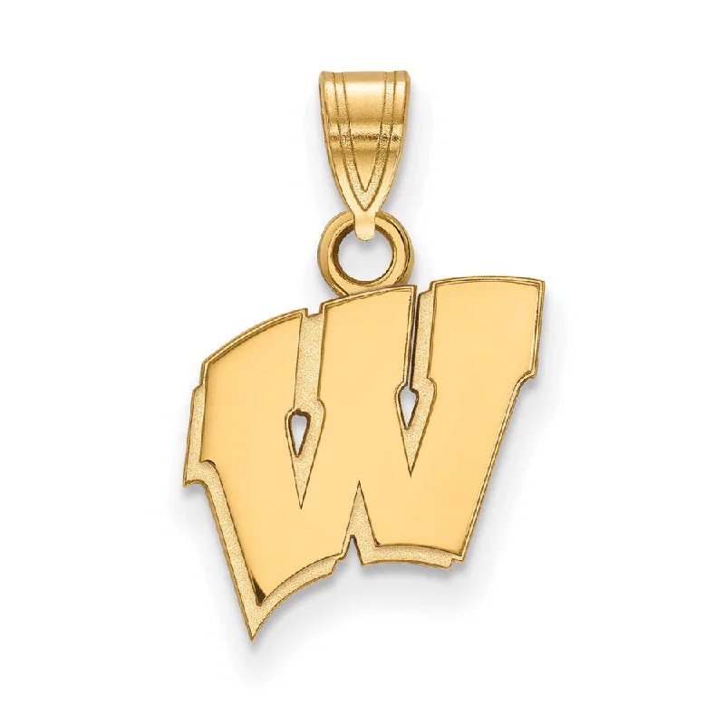 Mother - of - Pearl Inlaid Seahorse Pendant for Beach Lovers14k Gold Plated Silver U. of Wisconsin Small Initial W Pendant Mother - of - Pearl Inlaid Seahorse Pendant for Beach Lovers14k Gold Plated Silver U. of Wisconsin Small Initial W Pendant