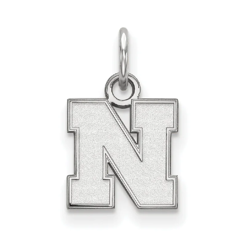Retro - Inspired Art Deco - Patterned Pendant in Silver for Vintage Lovers14k White Gold U. of Nebraska XS (Tiny) Initial N Charm or Pendant Retro - Inspired Art Deco - Patterned Pendant in Silver for Vintage Lovers14k White Gold U. of Nebraska XS (Tiny) Initial N Charm or Pendant