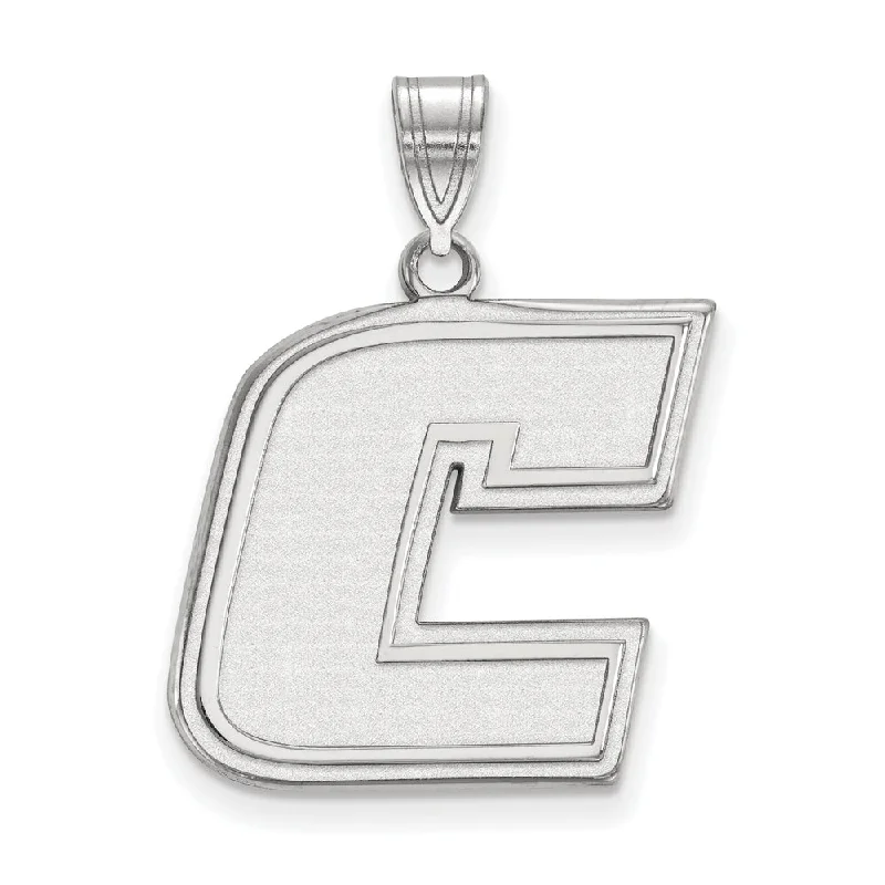 14k White Gold U. of Tennessee at Chattanooga Large Initial C Pendant