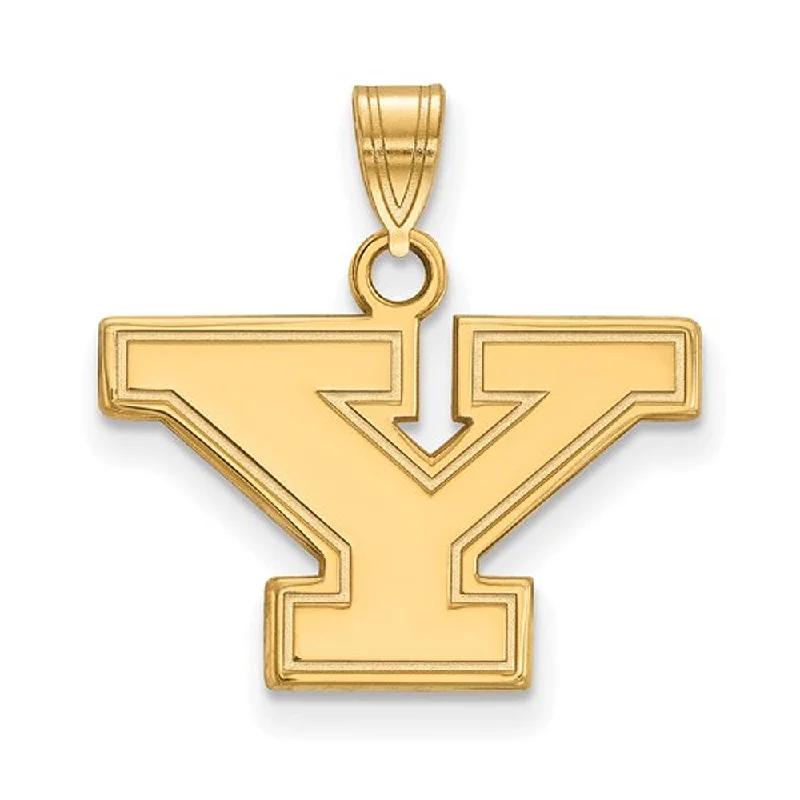 Retro - Inspired Art Deco - Patterned Pendant in Silver for Vintage Lovers14k Yellow Gold Youngstown State Small Initial Y Pendant Retro - Inspired Art Deco - Patterned Pendant in Silver for Vintage Lovers14k Yellow Gold Youngstown State Small Initial Y Pendant
