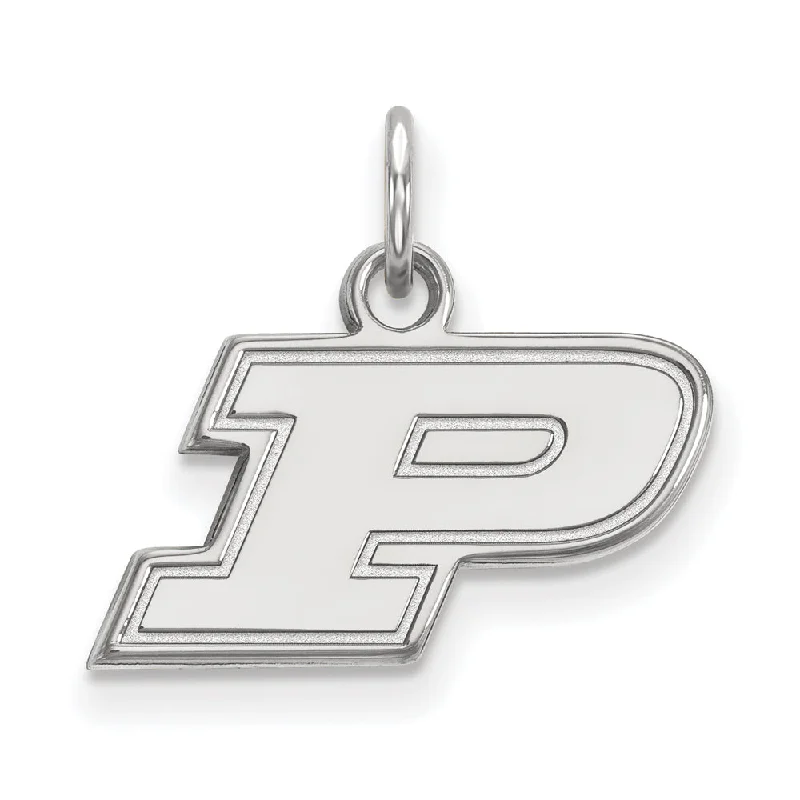 Statement - Making Large - Gemstone - Studded Geometric Pendant Necklace for Evening PartiesSterling Silver Purdue XS Initial P Charm or Pendant Statement - Making Large - Gemstone - Studded Geometric Pendant Necklace for Evening PartiesSterling Silver Purdue XS Initial P Charm or Pendant