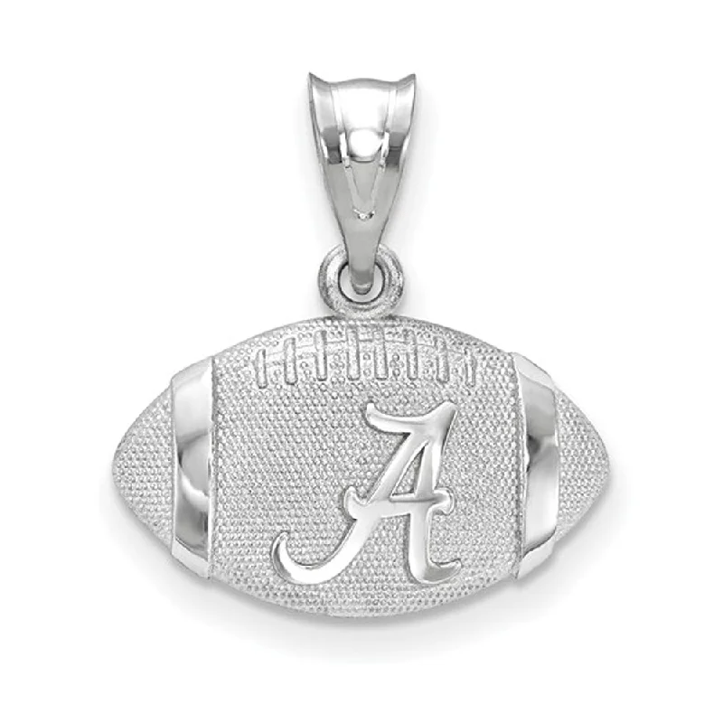 Statement - Making Large - Gemstone - Studded Geometric Pendant Necklace for Evening PartiesSterling Silver The U. of Alabama 3D Football w Logo Pendant Statement - Making Large - Gemstone - Studded Geometric Pendant Necklace for Evening PartiesSterling Silver The U. of Alabama 3D Football w Logo Pendant