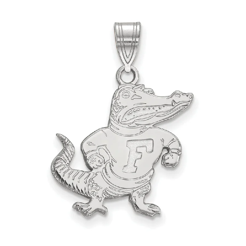 Custom - Engraved Initial Pendant Necklace in Sterling Silver for Mother's Day GiftSterling Silver U. of Florida Large Pendant Custom - Engraved Initial Pendant Necklace in Sterling Silver for Mother's Day GiftSterling Silver U. of Florida Large Pendant