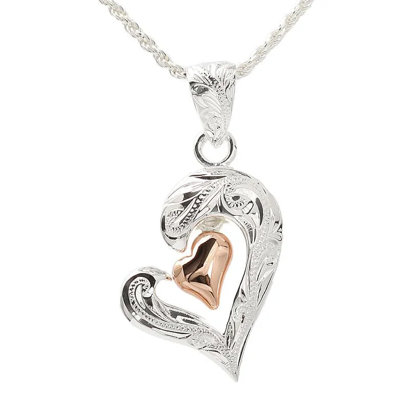 Adjustable - Length Turquoise - Inlaid Teardrop Pendant Necklace for TravelersSterling Silver Hawaiian Scroll Open Heart with Pink Gold Plated Heart Pendant (Chain Sold Separately) Adjustable - Length Turquoise - Inlaid Teardrop Pendant Necklace for TravelersSterling Silver Hawaiian Scroll Open Heart with Pink Gold Plated Heart Pendant (Chain Sold Separately)