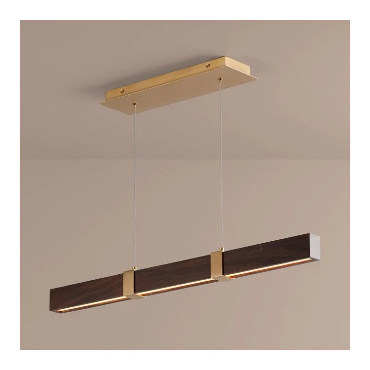 LED - Illuminated Moon Pendant Necklace for Nighttime EventsDecca Single-Light 36" Linear Pendant - Aged Brass/Walnut LED - Illuminated Moon Pendant Necklace for Nighttime EventsDecca Single-Light 36" Linear Pendant - Aged Brass/Walnut