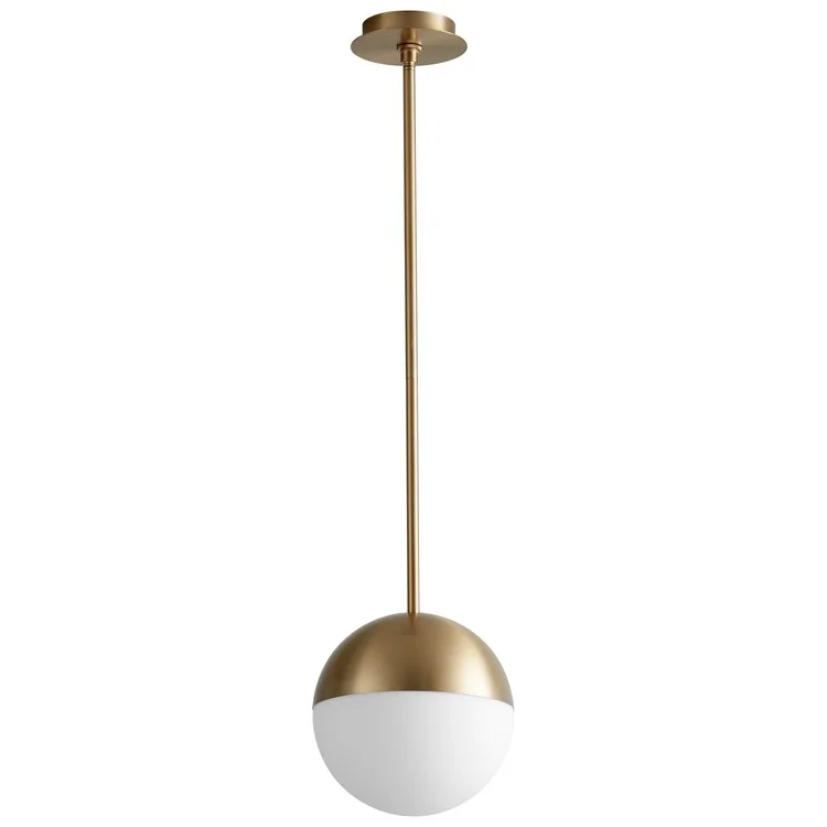 LED - Illuminated Moon Pendant Necklace for Nighttime EventsTerra Single-Light 10" LED Globe Pendant - Satin Nickel LED - Illuminated Moon Pendant Necklace for Nighttime EventsTerra Single-Light 10" LED Globe Pendant - Satin Nickel