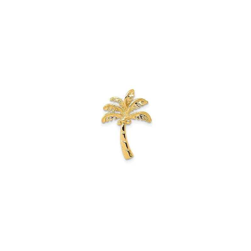 Adjustable - Chain Cubic Zirconia Solitaire Pendant for a Sparkling GiftPalm Tree Charm (14K) Adjustable - Chain Cubic Zirconia Solitaire Pendant for a Sparkling GiftPalm Tree Charm (14K)