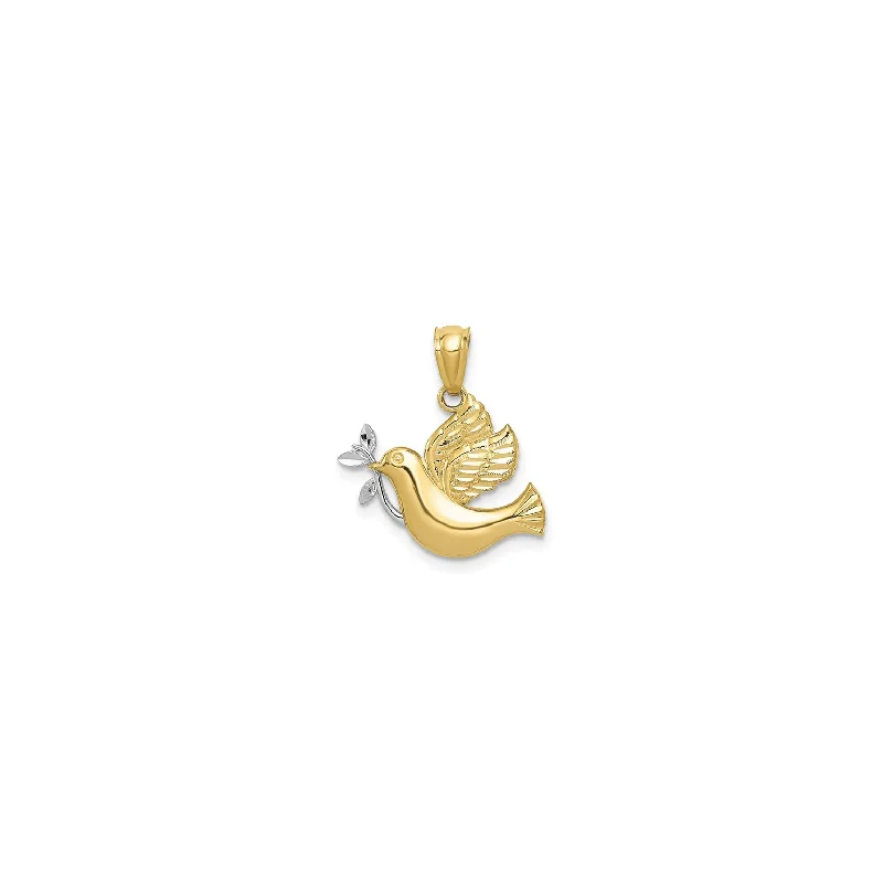 Hand - Carved Jade Buddha Pendant for Spiritual and Cultural SignificancePeace Dove Pendant (14K) Hand - Carved Jade Buddha Pendant for Spiritual and Cultural SignificancePeace Dove Pendant (14K)