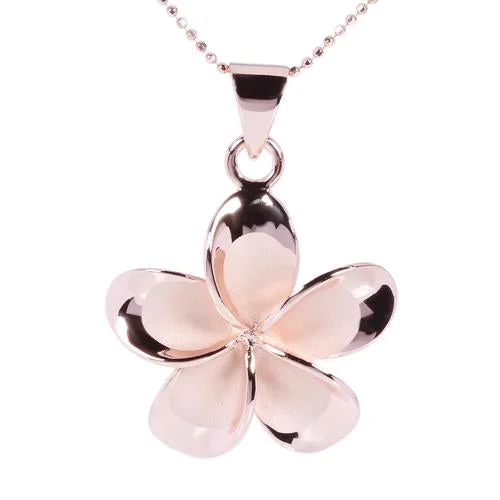 Hypoallergenic Stainless Steel Dog Tag Pendant Necklace for Active MenSterling Silver Pink Gold Plated Plumeria Pendant (Chain Sold Separately) Hypoallergenic Stainless Steel Dog Tag Pendant Necklace for Active MenSterling Silver Pink Gold Plated Plumeria Pendant (Chain Sold Separately)