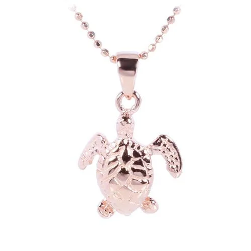 3D - Printed Owl Pendant Necklace in Recycled Plastic for Eco - Conscious FashionistasSterling Silver Pink Gold Plated Small Honu (Hawaiian Turtle) Pendant (Chain Sold Separately) 3D - Printed Owl Pendant Necklace in Recycled Plastic for Eco - Conscious FashionistasSterling Silver Pink Gold Plated Small Honu (Hawaiian Turtle) Pendant (Chain Sold Separately)