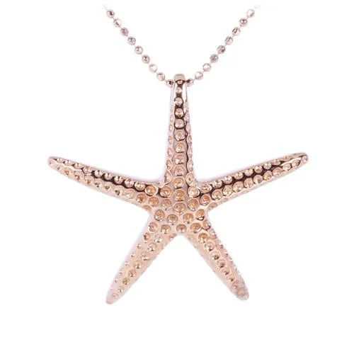 Antique - Inspired Filigree - Worked Cross Pendant Necklace for Religious CeremoniesSterling Silver Pink Gold Plated Starfish Pendant (Chain Sold Separately) Antique - Inspired Filigree - Worked Cross Pendant Necklace for Religious CeremoniesSterling Silver Pink Gold Plated Starfish Pendant (Chain Sold Separately)
